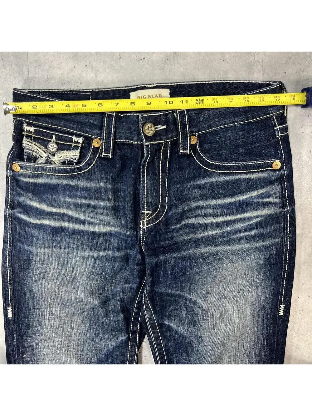 Y2K Big Star Pioneer Bootcut Grunge Denim Jeans